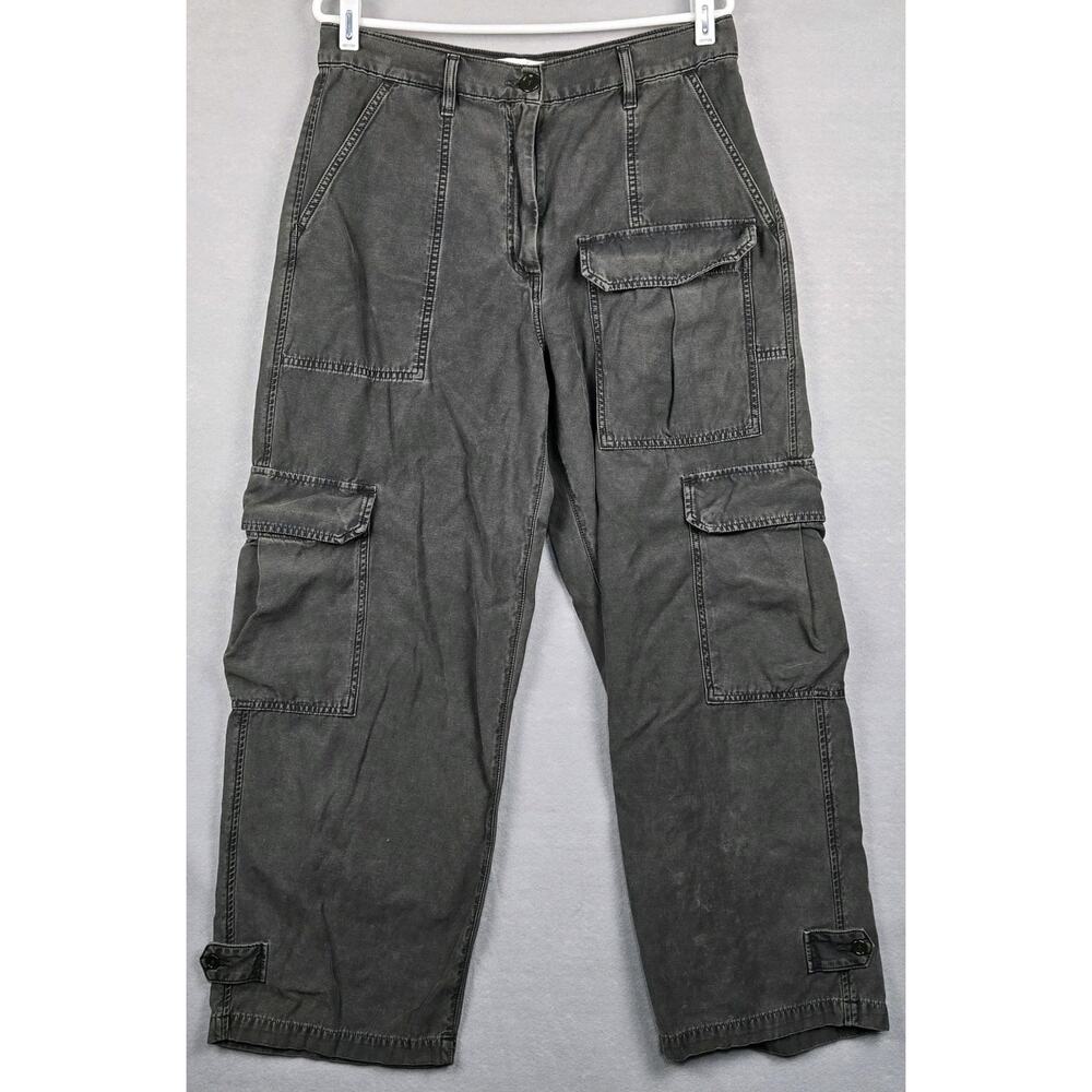 AGOLDE Brynn Pant Cargo Wide Leg Olive Green Womens size 30